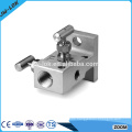 Instrument hydraulic 2 way manifold valve